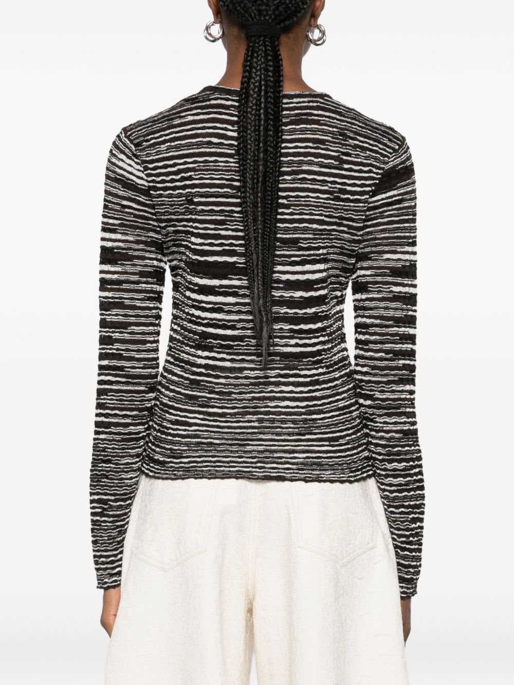 Missoni Sweaters Brown Silk