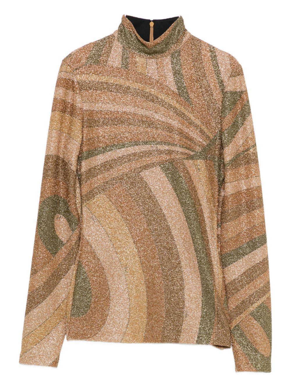 Pucci Top Golden Polyamide