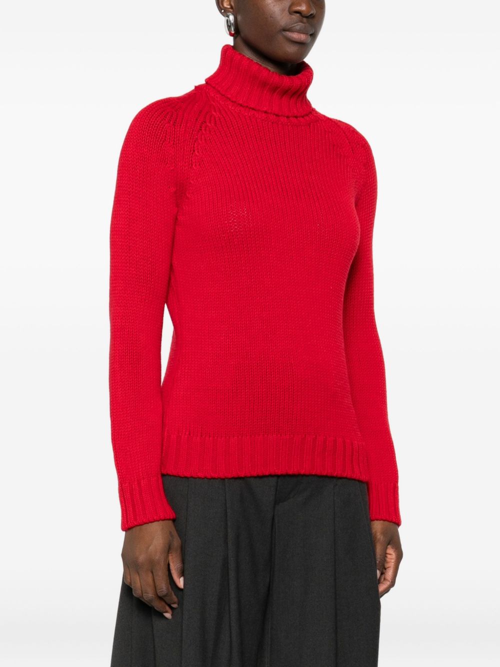 Base Sweaters Red Fabric