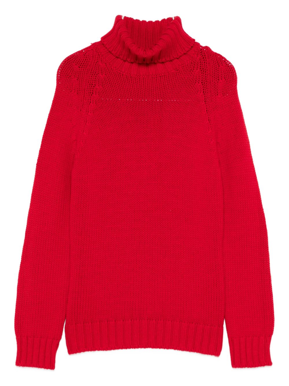 Base Sweaters Red Fabric