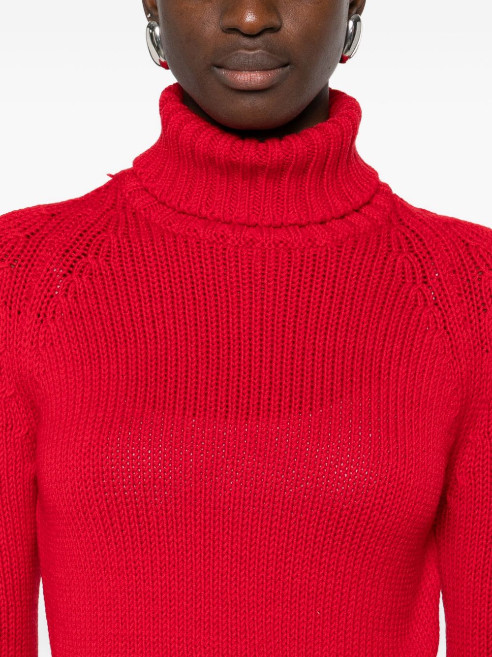 Base Sweaters Red Fabric