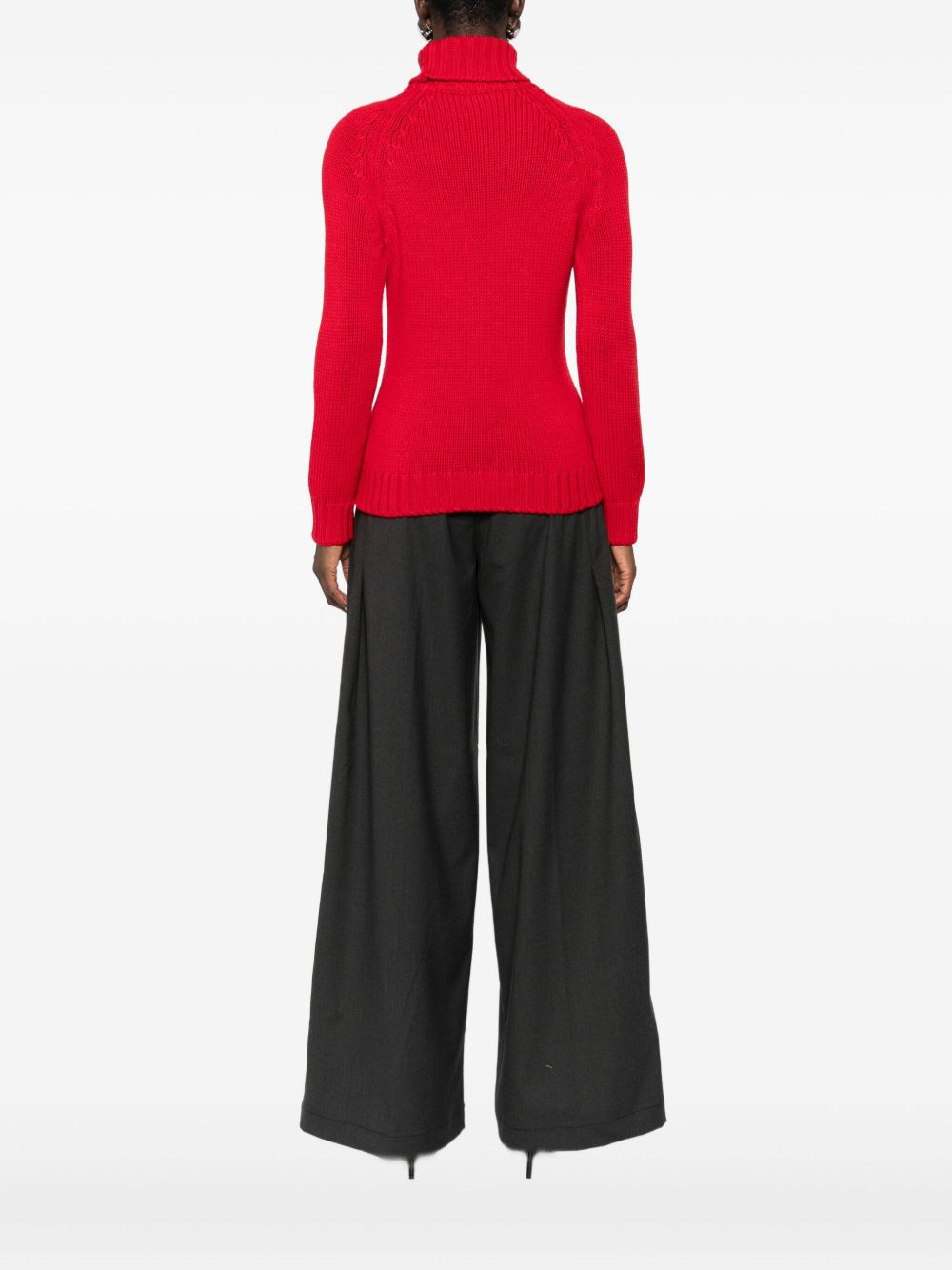 Base Sweaters Red Fabric