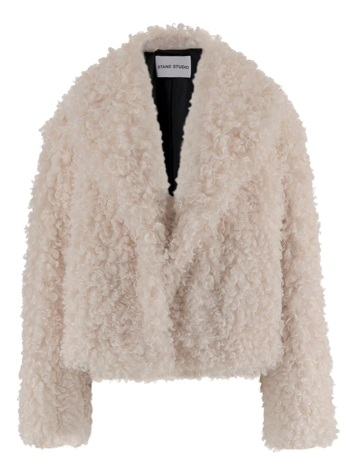 Stand Studio Coats White Polyester