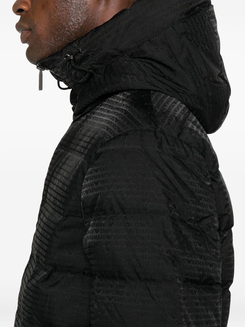 Emporio Armani Coats Nero Polyamide