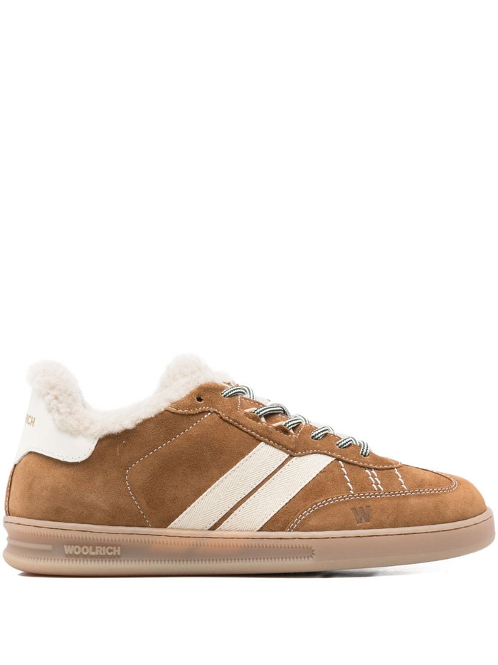 Woolrich Sneakers Beige Outer: Suede