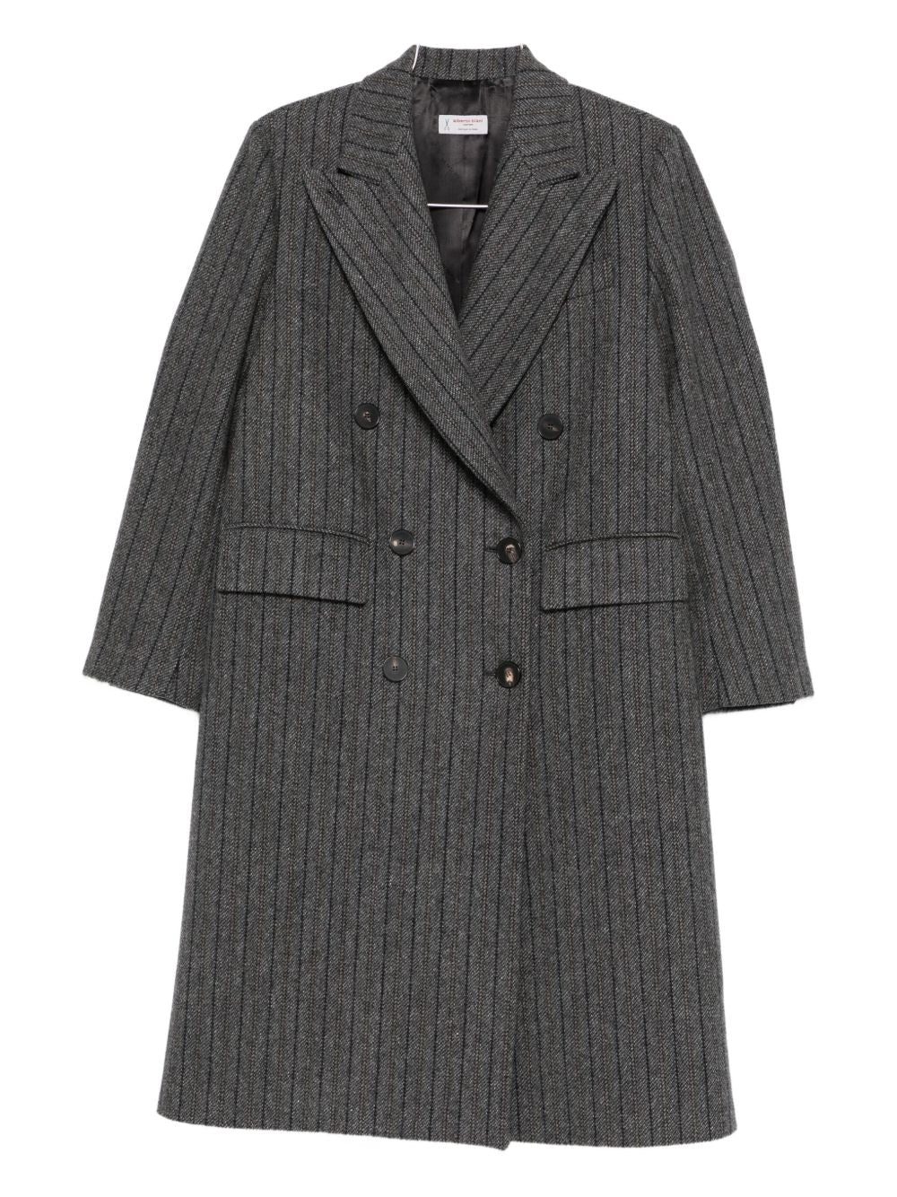 Alberto Biani Coats Grey Outer: Wool