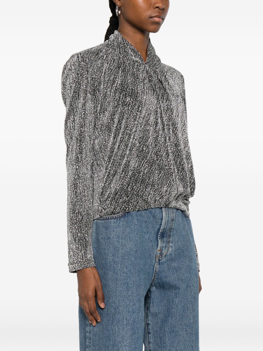 Iro Shirts Silver Polyester