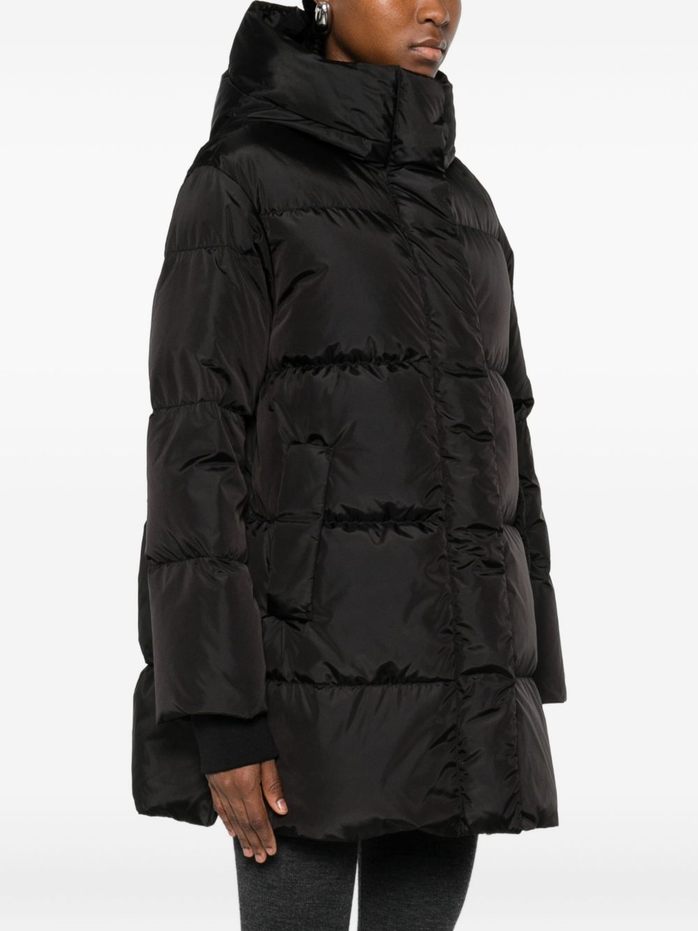 Lempelius Coats Black Fabric