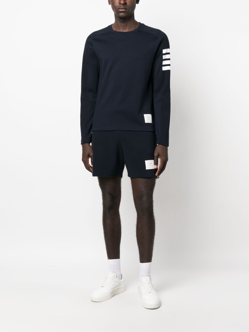 Thom Browne T-Shirts And Polos Blue Cotton
