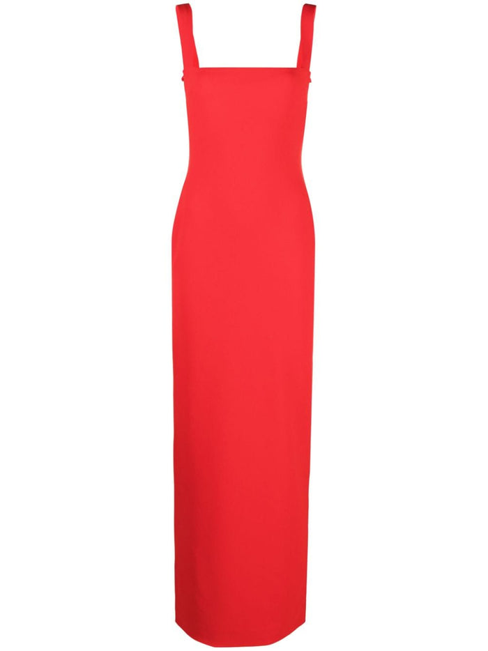 Solace London Dresses Red Polyester Elastane