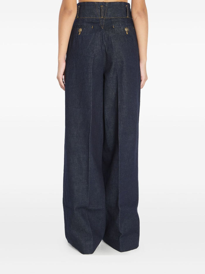 Zimmermann Jeans Blue Cotton Viscose