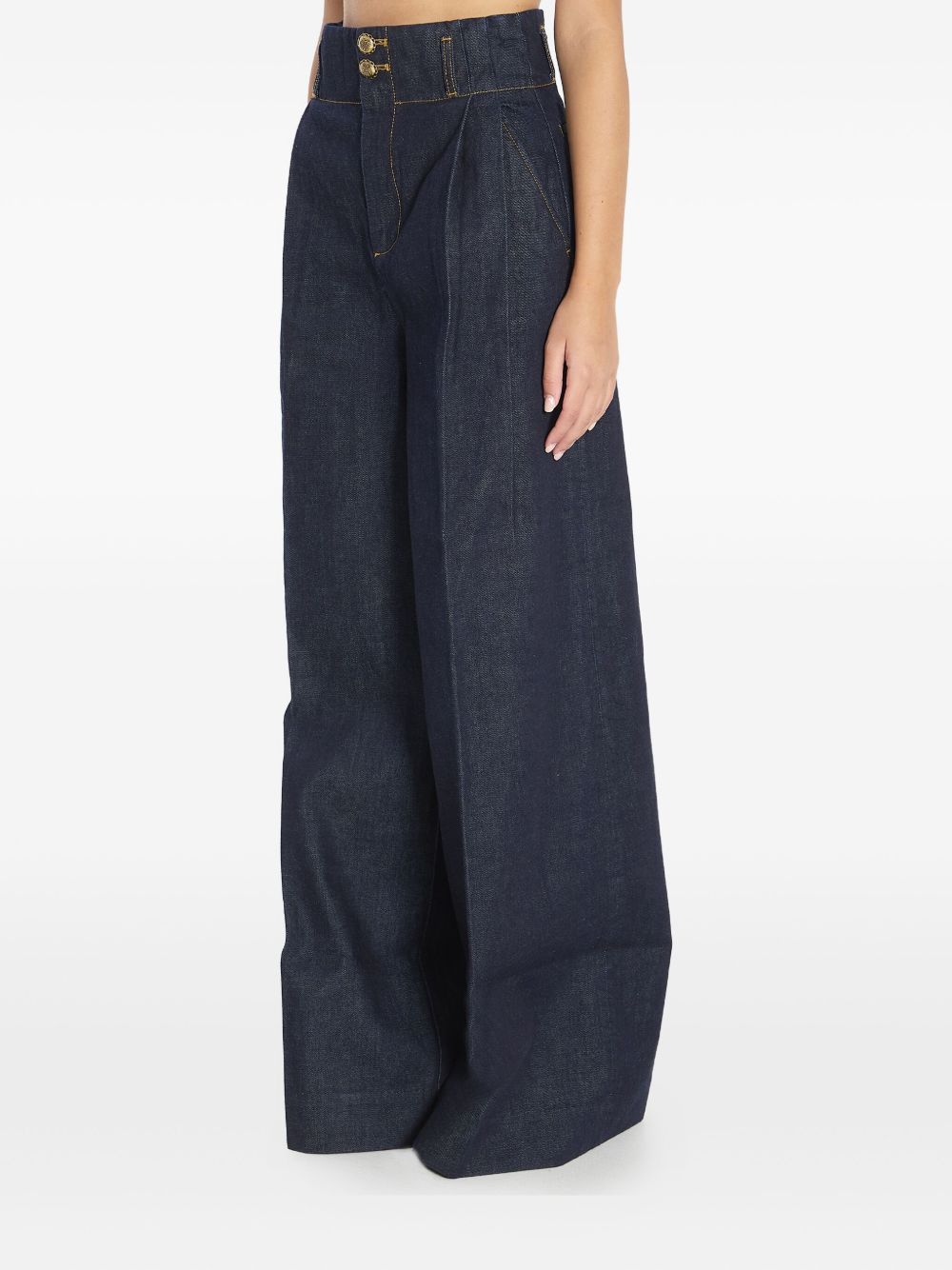 Zimmermann Jeans Blue Cotton Viscose