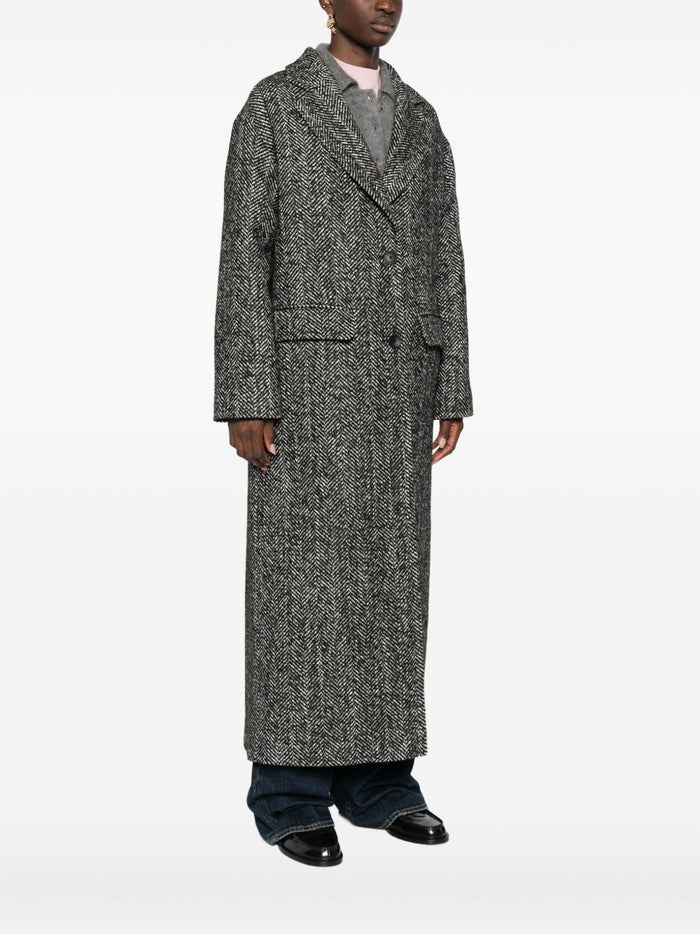Tagliatore Coats Black Fabric