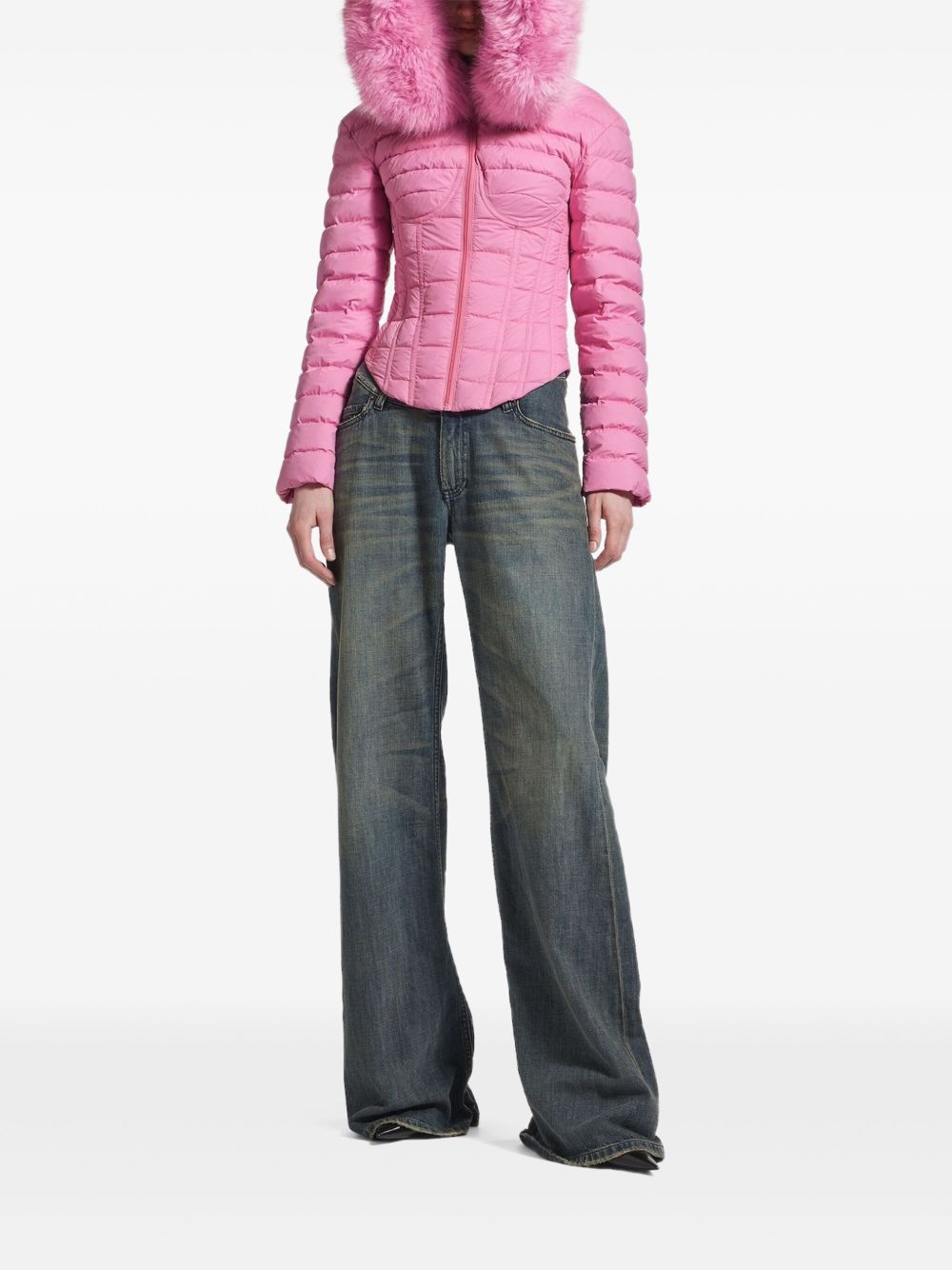 Balenciaga Coats Fuchsia