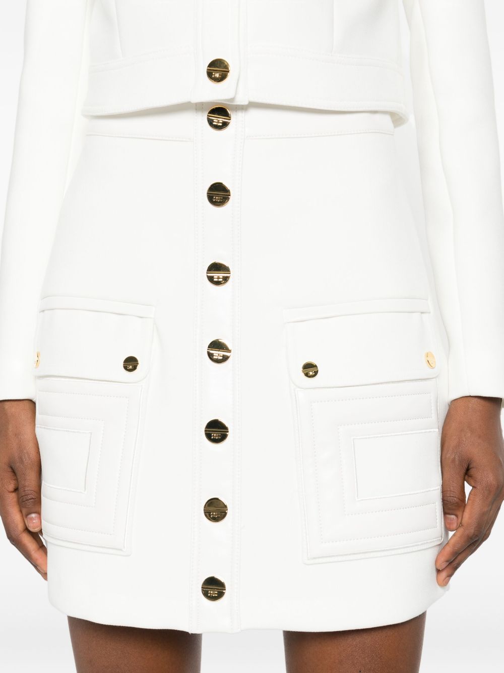 Elisabetta Franchi Skirts Ivory Plviea