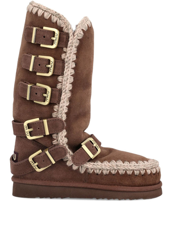 Mou Boots Brown Outer: sheep Suede