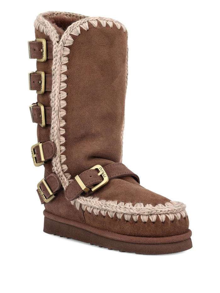 Mou Boots Brown Outer: sheep Suede