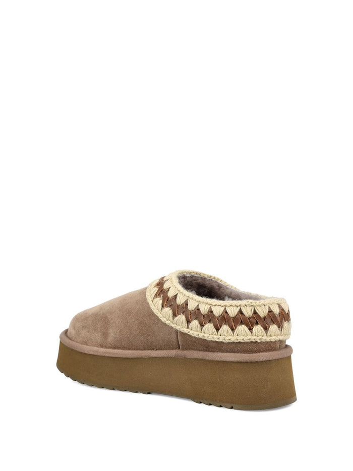 Mou Sandals Grey Outer: Suede