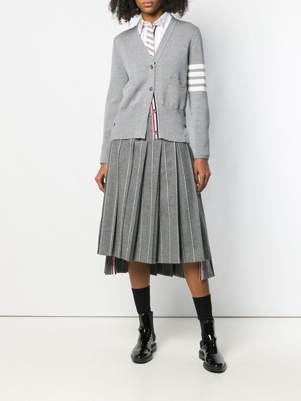 Thom Browne Sweaters Light Grey Wool