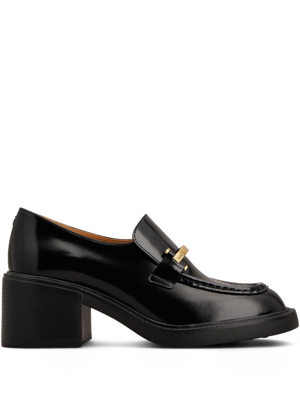 Tods Flat Shoes Black Calf Leather