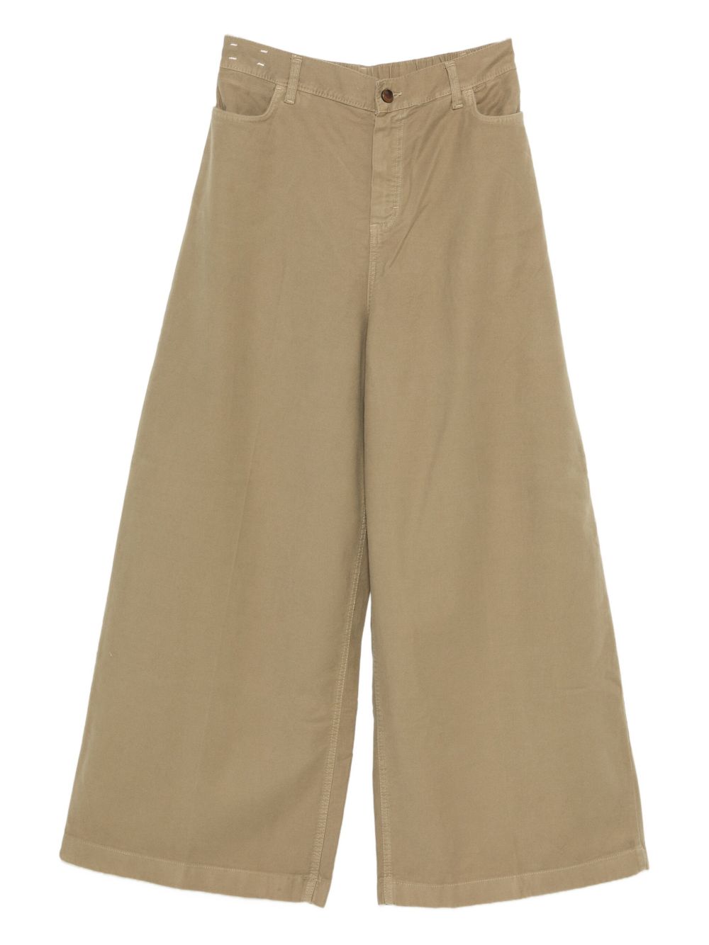 Alysi Trousers Green Cotton