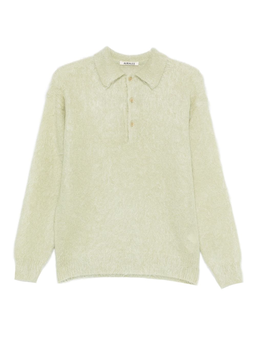 AURALEE T-shirts and Polos Kaki Mohair Wool