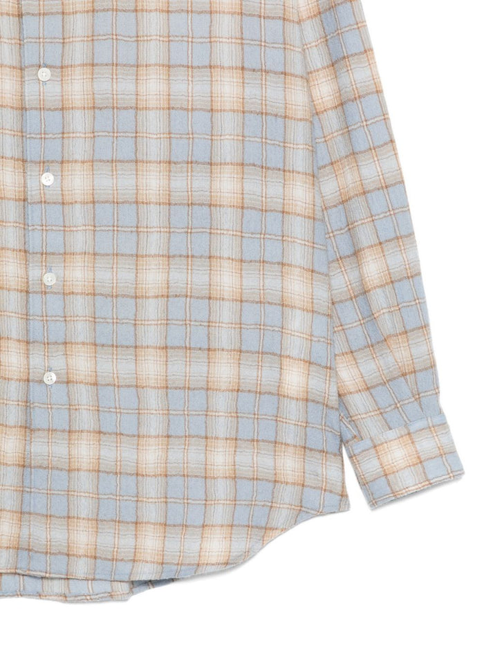Auralee Shirts Clear Blue Wool