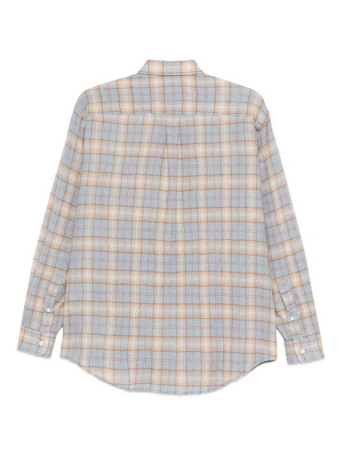 Auralee Shirts Clear Blue Wool