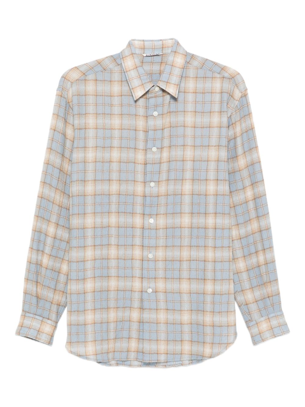 Auralee Shirts Clear Blue Wool