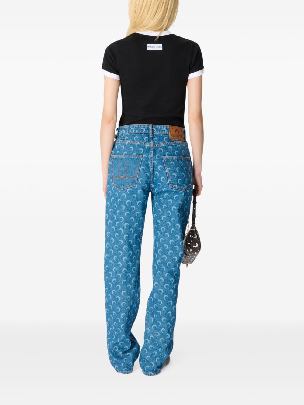 Marine Serre Jeans Clear Blue Basematerial: Co