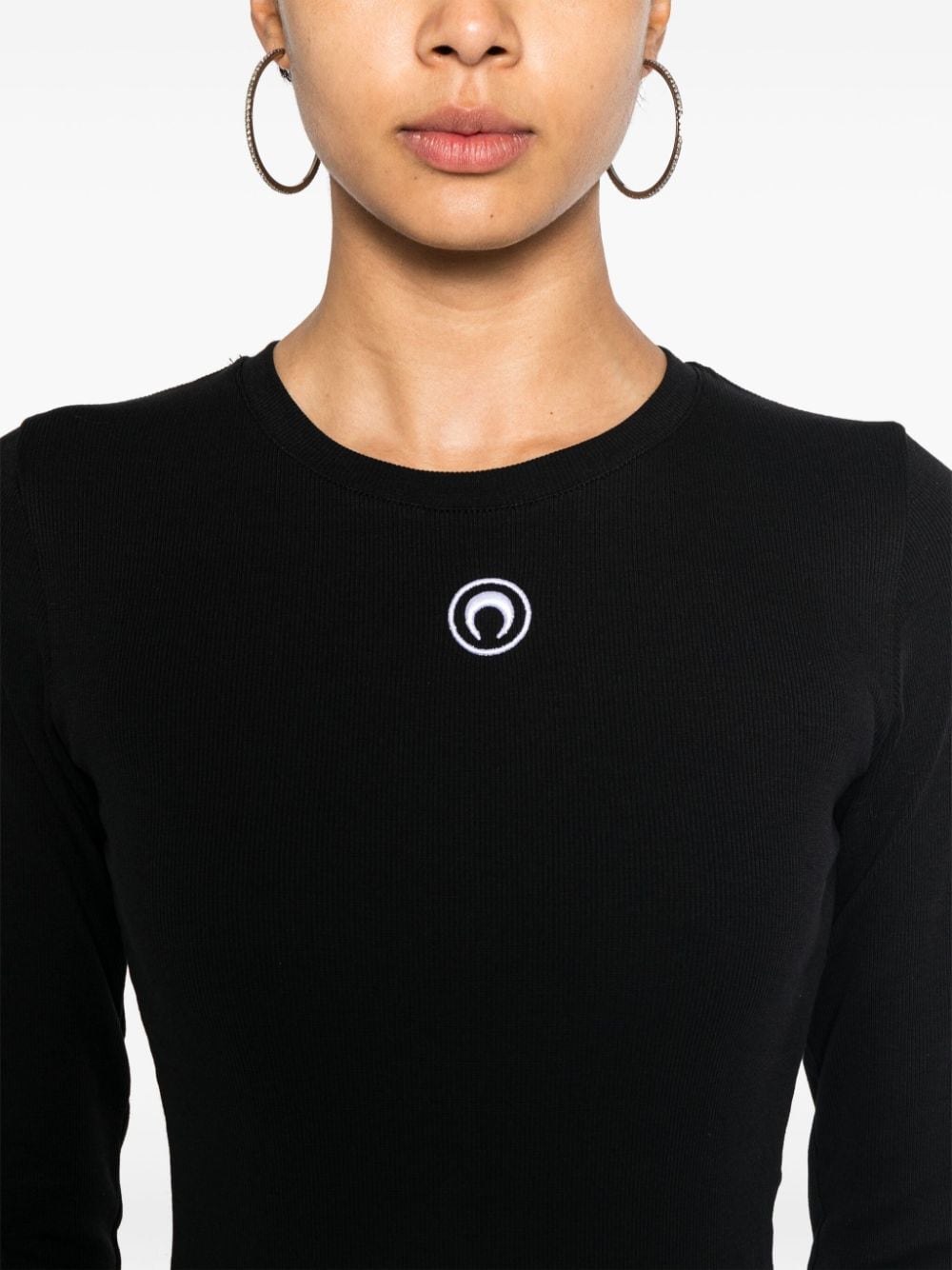 Marine Serre Dresses Black Organic Cotton