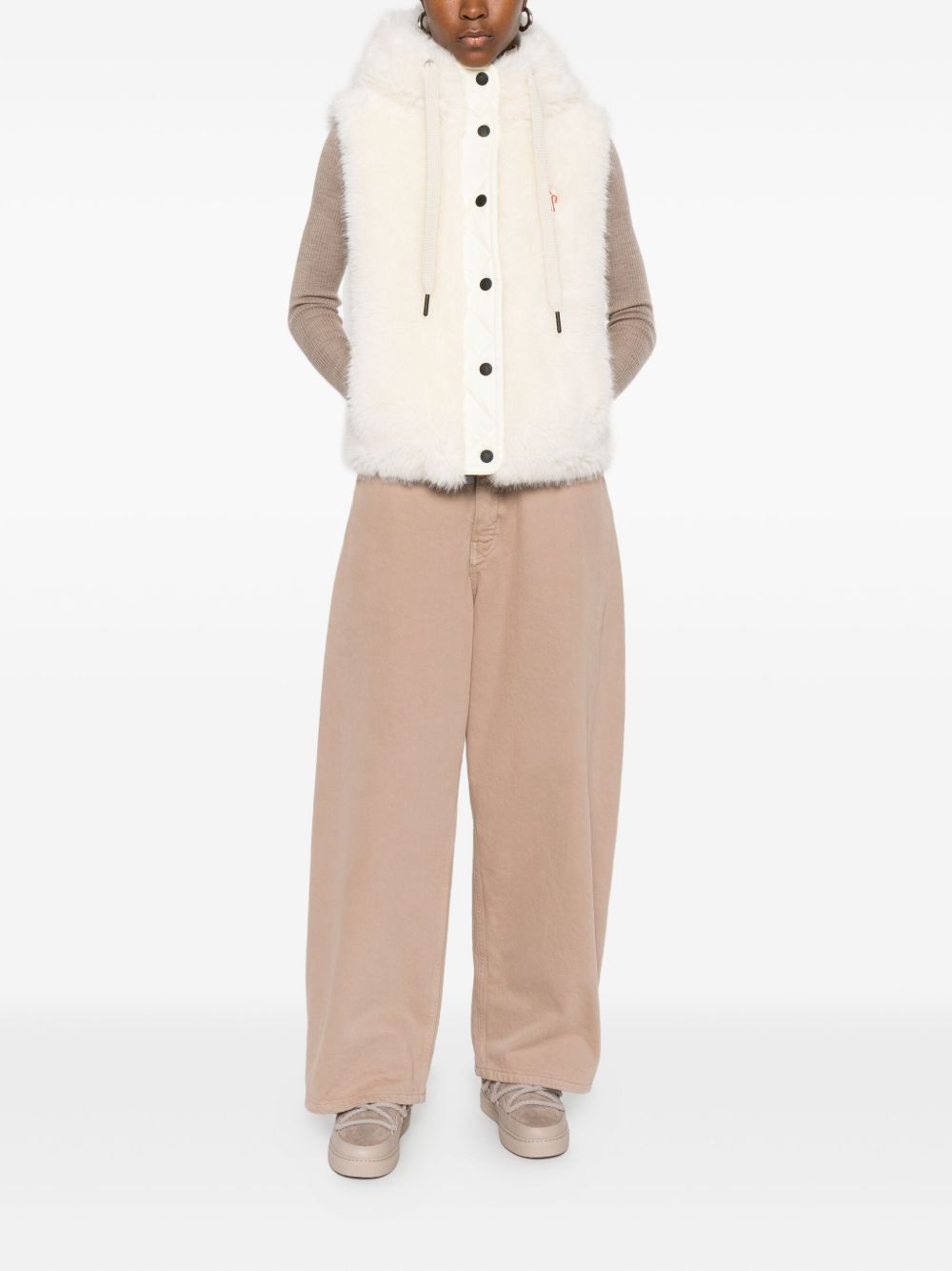 Moncler Grenoble Sweaters White
