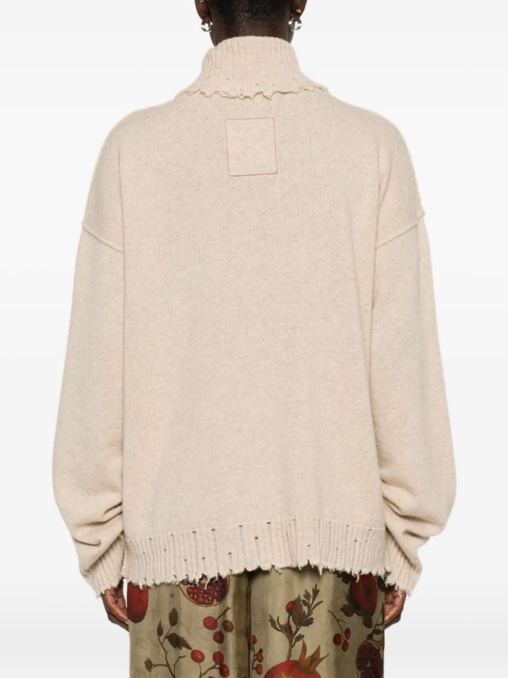 Uma Wang Sweaters Beige Wool