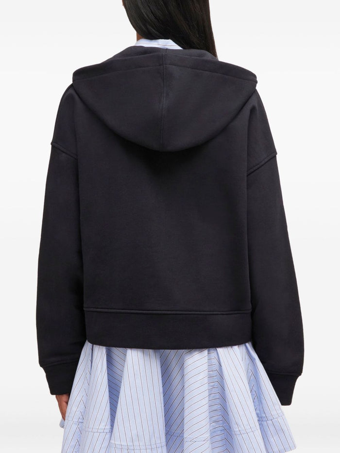Ganni Sweaters Black Organic Cotton