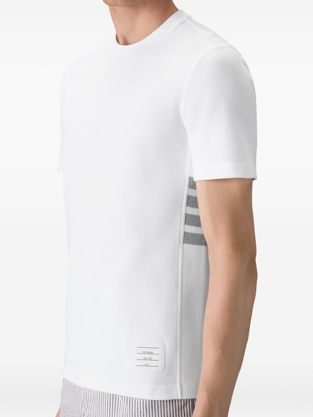 Thom Browne T-Shirts And Polos White Cotton