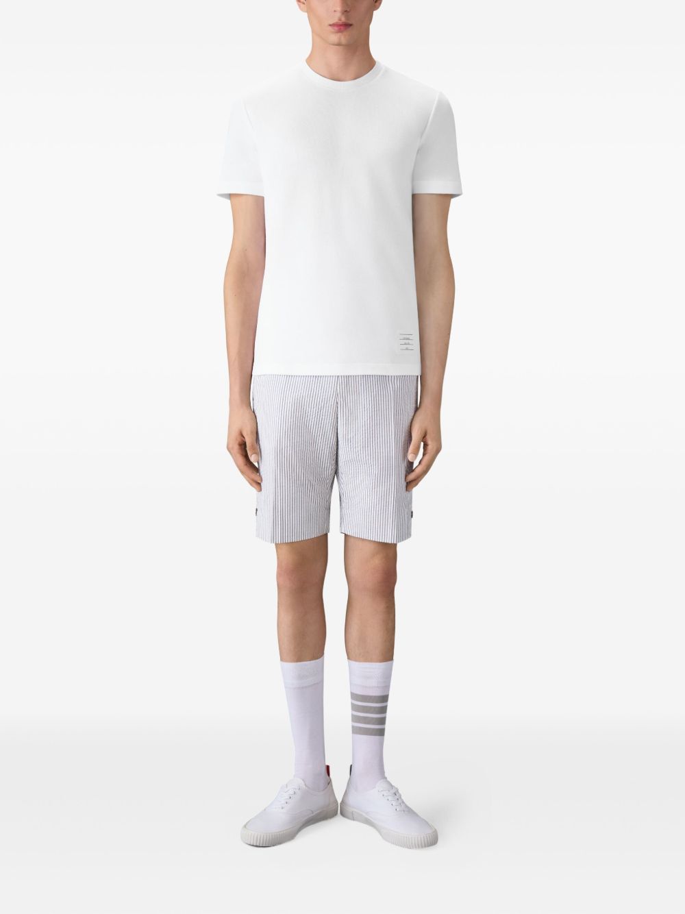 Thom Browne T-Shirts And Polos White Cotton