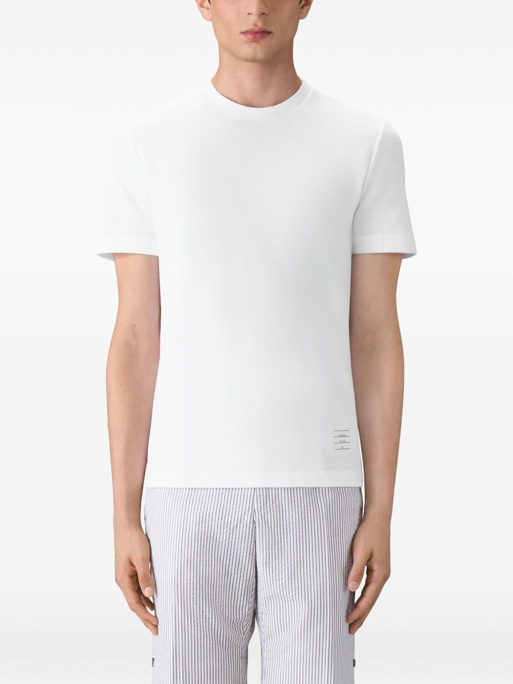 Thom Browne T-Shirts And Polos White Cotton