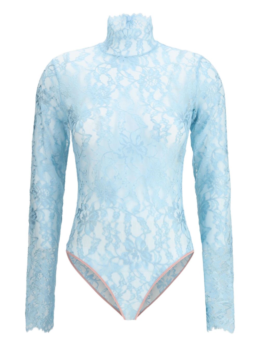 Valentino Top Clear Blue Polyamide