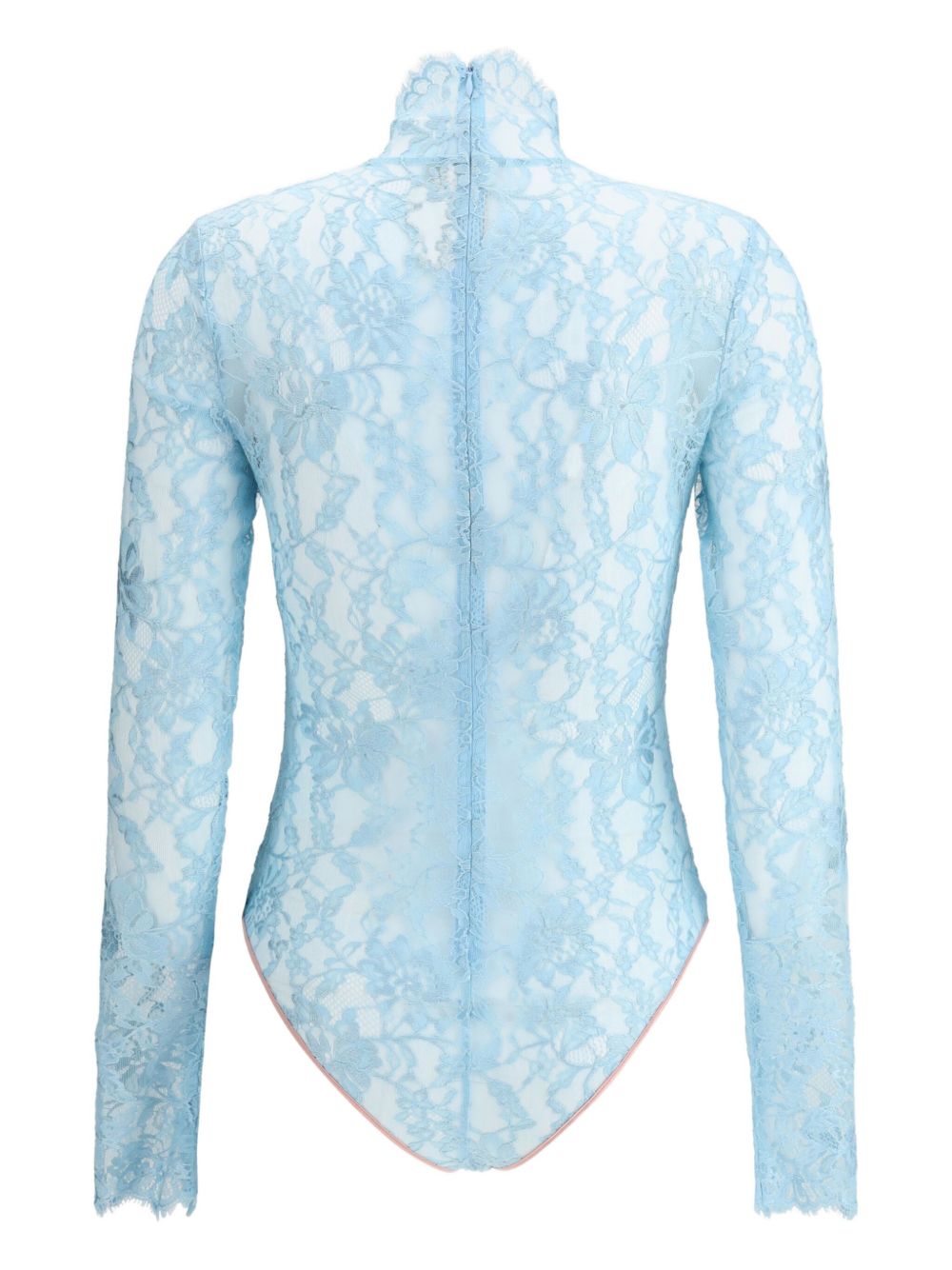 Valentino Top Clear Blue Polyamide