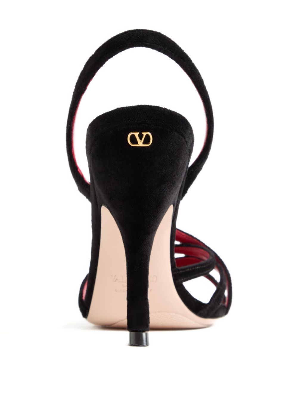 Valentino Garavani Sandals Black Velvet