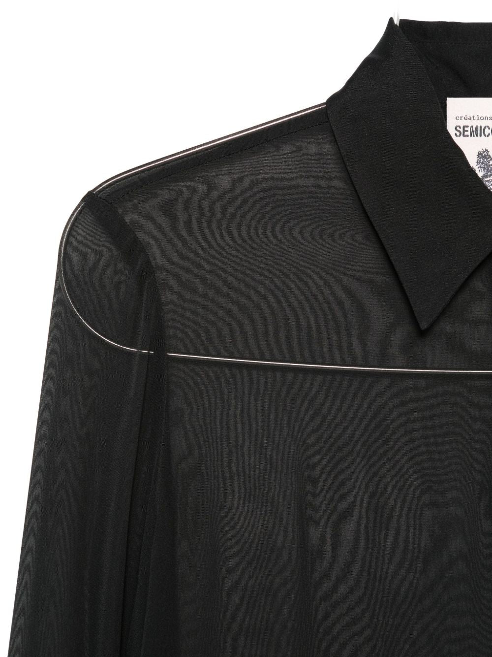 Semicouture Shirts Black Silk