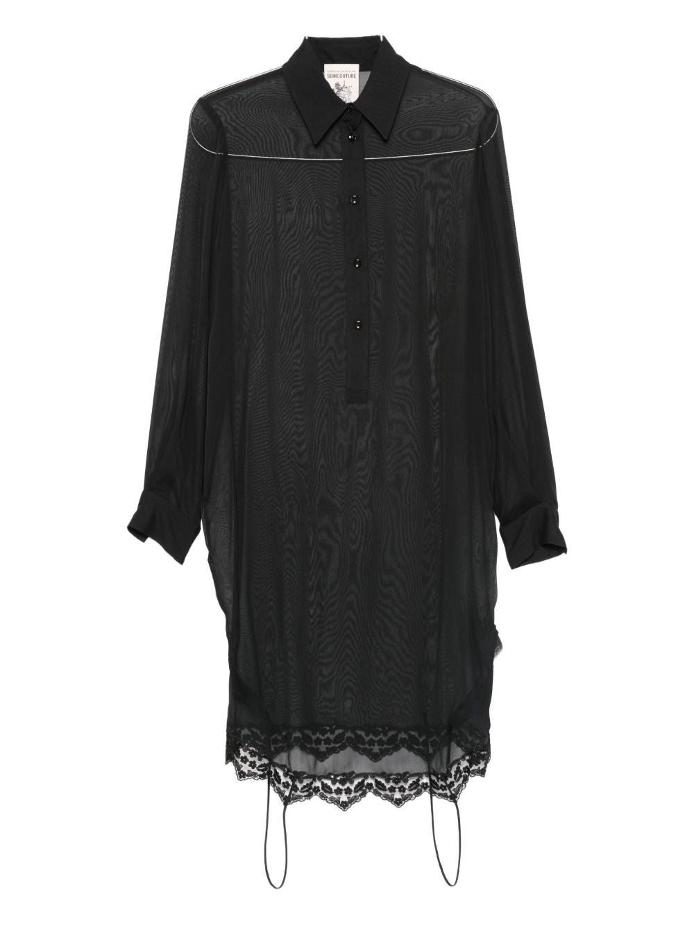 Semicouture Shirts Black Silk