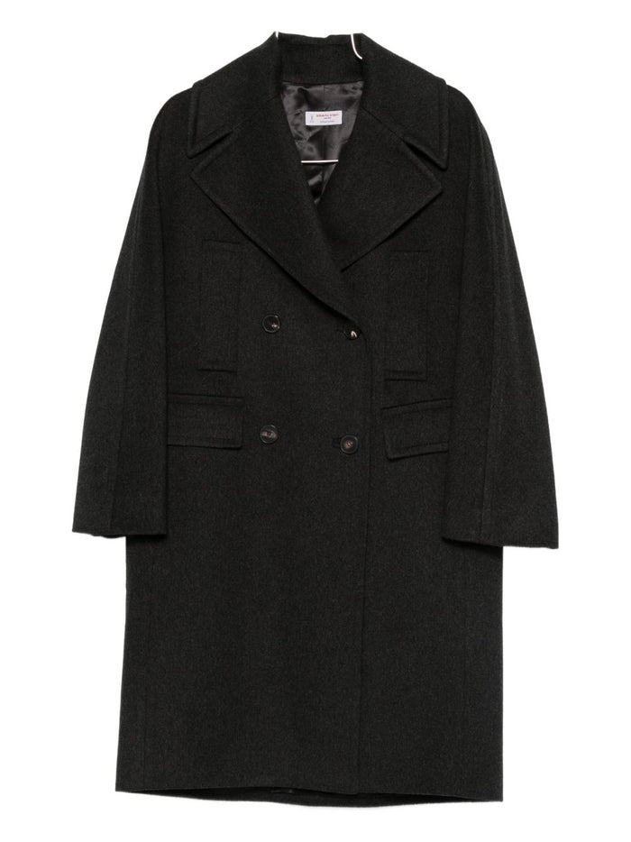 Alberto Biani Coats Grey Silk