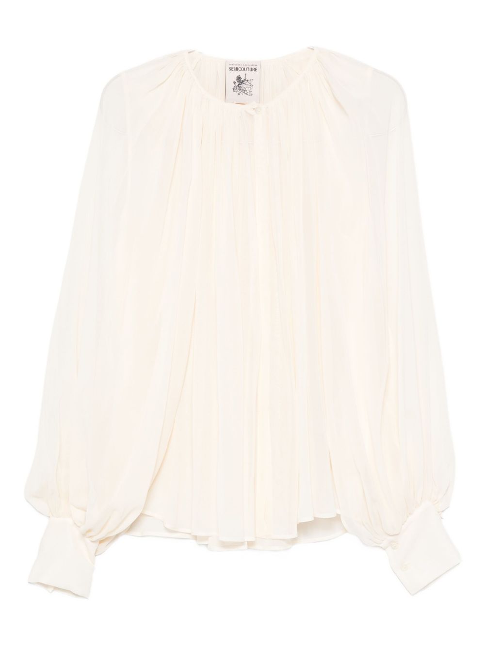Semicouture Shirts Ivory Acetate