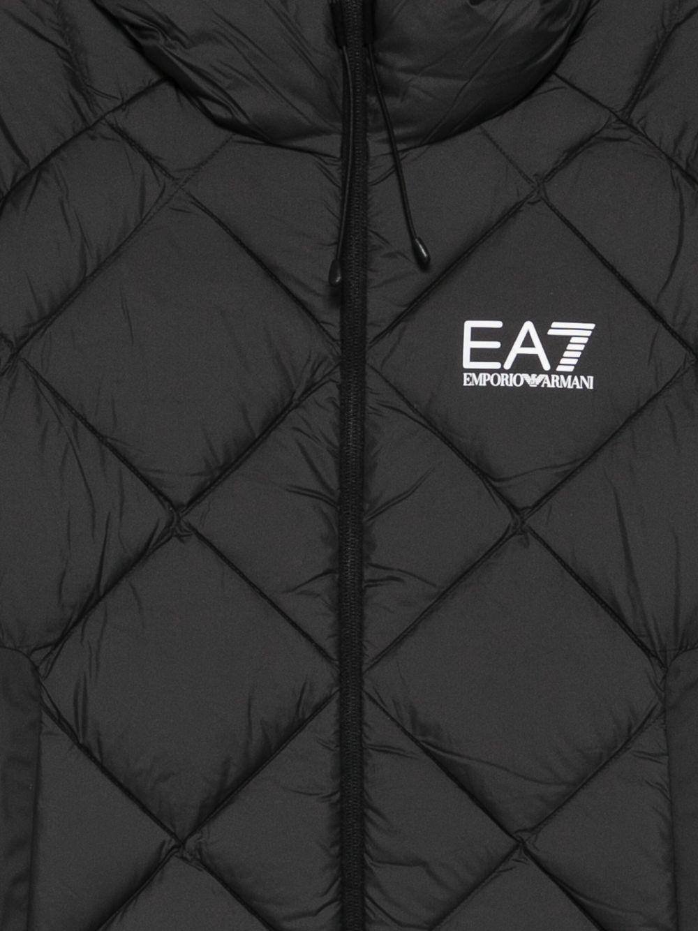 Ea7 Coats Nero Polyester