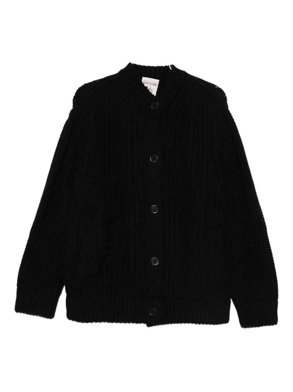 Semicouture Sweaters Black Fabric