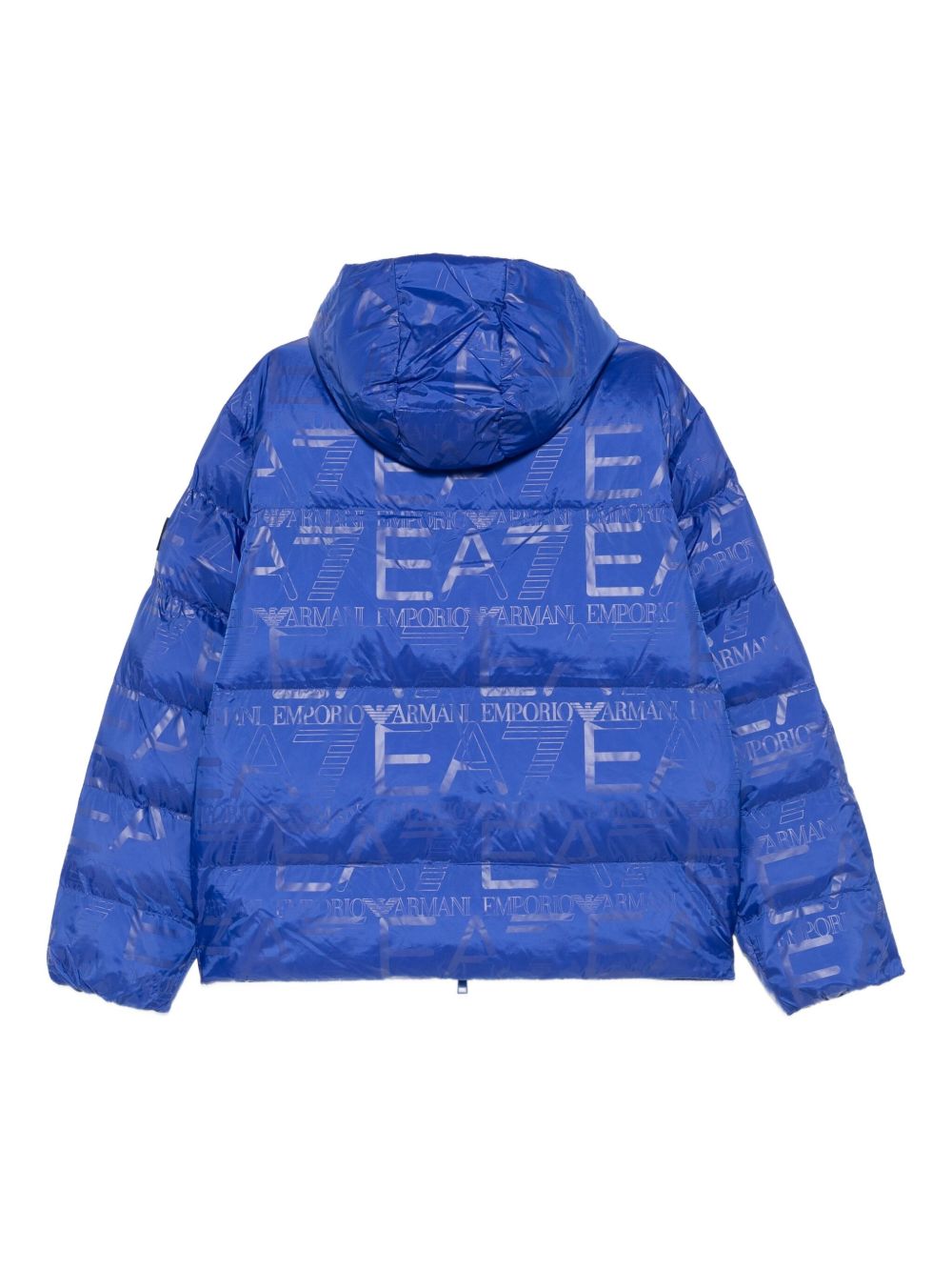 Ea7 Coats Blu Polyester