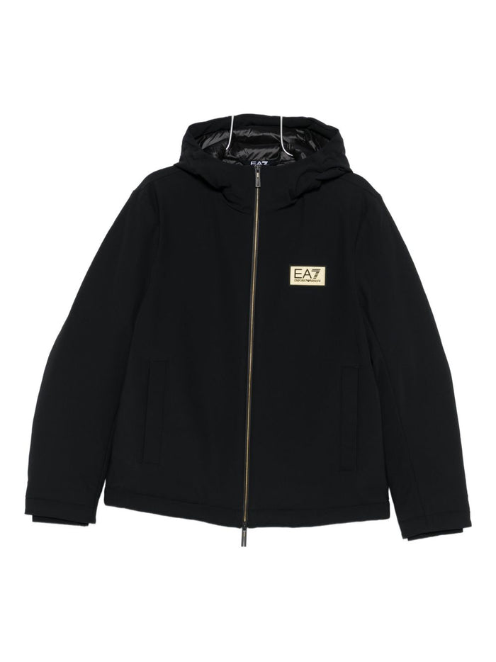 Ea7 Coats Nero Polyamide