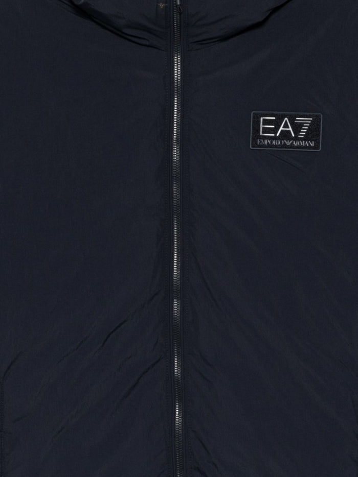 Ea7 Coats Blu Polyamide