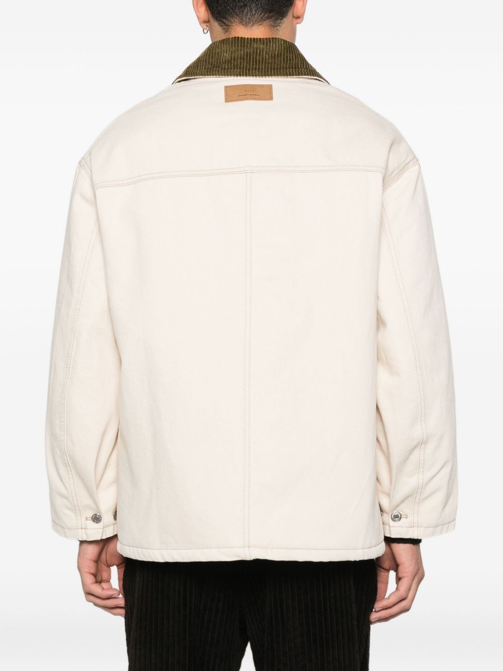 Ami Paris Coats Beige Cotton